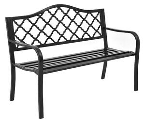Aga Záhradná kovová lavica MR2003 127x60x89cm