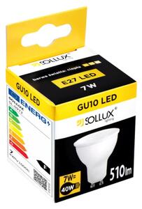 LED žiarovka GU10 3000K 7W 510lm SL.0972 - Sollux