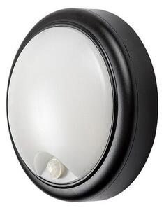 RABALUX 77028 Hitura exteriérové nástenné svietidlo LED 15W/1350lm 4000K IP54 čierna, biela, súmrakový a pohybový senzor