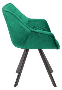 Stolička HOLLAND - smaragdovo-zelená