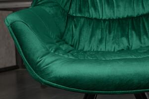 Stolička HOLLAND - smaragdovo-zelená