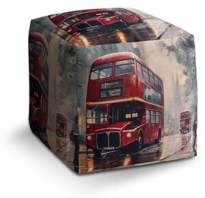 Sablio Taburet Cube Londýn Double-decker 2 - 40x40x40 cm