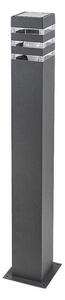 RABALUX 7380 Ankara exteriérové stojanové svietidlo/stĺpik V740mm 1xE27 IP44 antracit, priehľadná