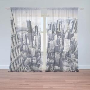 Sablio Záclony Mrakodrapy 2: 2ks 150x250cm