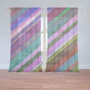 Sablio Záclony Nafarbené drevo: 2ks 150x250cm