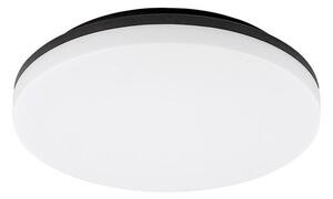 RABALUX 7265 Pernik exteriérové stropné svietidlo LED D280mm 24W/2400lm 3000K IP54 čierna, biela