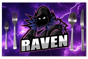 Sablio Prestieranie FORTNITE RAVEN Fialová búrka: 40x30cm