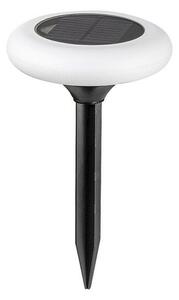 RABALUX 7069 Haiti solárne zapichovacie svietidlo LED D140mm 0,6W/10lm RGB IP65 čierna, biela
