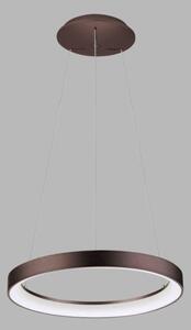 LED2 3271858DT BELLA SLIM závesné svietidlo LED D480mm 38W/2660lm 3000-4000K TRIAC kávová