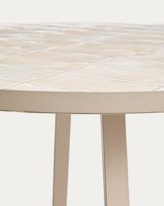 TELLA BEIGE záhradný stôl 120 cm