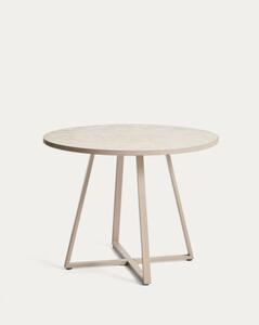 TELLA BEIGE záhradný stôl 120 cm