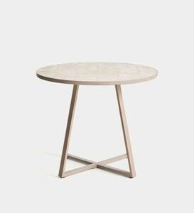 TELLA BEIGE záhradný stôl 90 cm