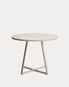 TELLA BEIGE záhradný stôl 120 cm