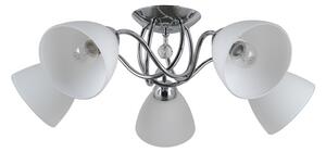 ITALUX PND-5643-5 Lugano stropné svietidlo 5xE27 chróm, biela