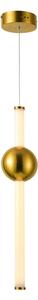 ITALUX PND-16357-CA-1 Halling závesné svietidlo LED D120mm 13,3W/1215lm 3000K medená, biela