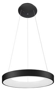 ITALUX 5304-840RP-BK-4 Giulia závesné svietidlo LED D480mm 40W/2200lm 4000K čierna, biela