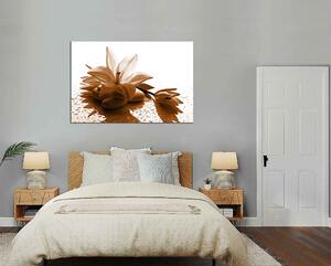 Obraz na stenu Moderný obraz Hnedý kvet