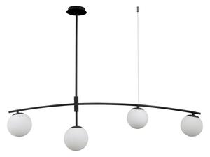 ITALUX PND-31322-4A-SB Senai závesné svietidlo 4xG9 čierna matná, biela