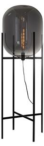 ITALUX FL-82321-1A-L Maversa stojanové svietidlo 1xE27 V1400mm čierna, dymová