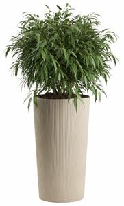 PLASTOVÝ KVETINÁČ URBANIKA ECO 57X29,5 CM LATTE