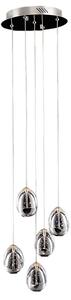 ITALUX PND-22112132-5A-CR Huelto závesné svietidlo LED D300mm 24W/1450lm 3000K chróm