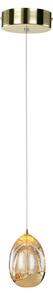 ITALUX PND-22112132-1A-CHPN Huelto závesné svietidlo LED D120mm 4,8W/290lm 3000K champagne zlatá
