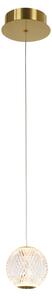 ITALUX PND-12220121-1A-GD Rosario závesné svietidlo LED D120mm 4,2W/280lm 3200K zlatá