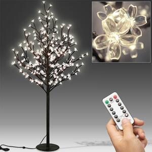 LED svetelný strom čerešňový kvet 180 cm – teplá biela