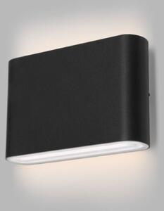 LED2 5234754 FLAT II vonkajšie nástenné svietidlo LED 2x3W/340lm 3000-4000-5700K IP65 antracit