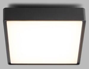 LED2 5200254 SOLO vonkajšie stropné svietidlo so senzorom LED 296x296mm 16W/1100lm 3000-4000-6500K IP65 antracit, opál