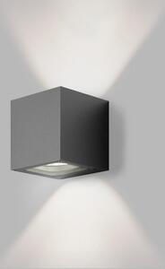 LED2 5132334 TOMY vonkajšie nástenné svietidlo LED 2x4,5W/450lm 3000K IP65 antracit
