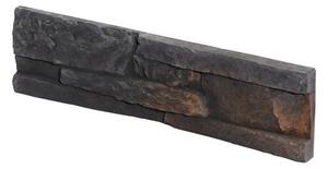 Obklad Stones Patan black 38,5x10 cm reliéfny PATANBK