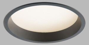 LED2 2250633DT ZETA M zápustné svietidlo LED D176mm 25W/2500lm 3000K IP44 TRIAC čierna