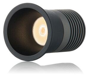 LED2 2250333DT RAY M zápustné bodové svietidlo LED D75mm 10W/790lm 3000K IP44 TRIAC čierna