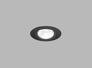 LED2 2231633DT MAX 2 zápustné bodové svietidlo nastaviteľné LED D80mm 8W/735lm 3000K IP65 TRIAC čierna