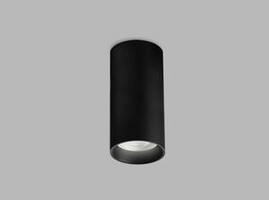 LED2 1251443DT LUKY stropné povrchové bodové svietidlo LED D80mm 15W/1425lm 4000K TRIAC čierna
