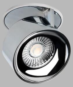 LED2 21507315DT KLIP zápustné bodové svietidlo nastaviteľné LED D77mm 11W/770lm 3000K TRIAC biela, chróm