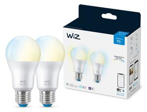 Philips Wiz Tunable white 8719514551015 LED žiarovka E27 A60 8W/806lm 2700-6500K 2-set