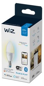 LED Stmievateľná žiarovka C37 E14/4,9W/230V 2700-6500K CRI 90 Wi-Fi - WiZ