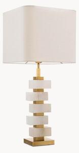 Ručne vyrobená alabastrová stolová lampa Amber