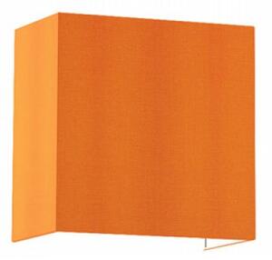 Rendl LOPE | Nástenná lampa s textilným tienidlom Farba: Oranžová / Biela