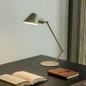 Stolná lampa Lindby Corali, svetlozelená, kov, výška 64 cm, Zelená, Obývacia izba / jedáleň, kov, Moderný, Stojacie svietidlo