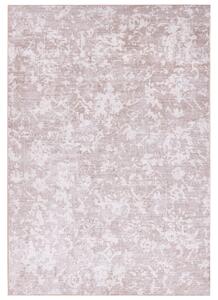 Koberec béžová látka 160 x 230 cm jednofarebný protišmyková spodná strana pre podlahové kúrenie moderný štýl obývačka spálňa
