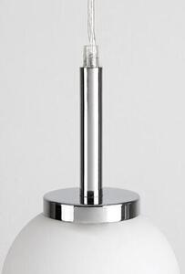 RABALUX 75007 Togo závesné svietidlo 1xE14 D150mm IP44 chróm, biela