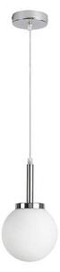 RABALUX 75007 Togo závesné svietidlo 1xE14 D150mm IP44 chróm, biela
