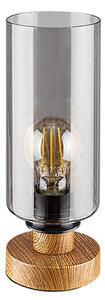 RABALUX 74120 Tanno stolná lampička 1xE27 V260mm imitácia dreva, dymová