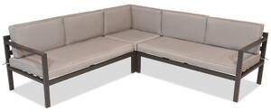 Záhradný kútik pre 4 osoby Porto Garden Point hnedý