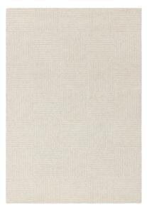 Slonovinový ručne tkaný vlnený koberec 120x170 cm Zennith Grid – Asiatic Carpets