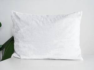 XPOSE® Mikroplyšová obliečka na vankúš - bielá 70x90 cm