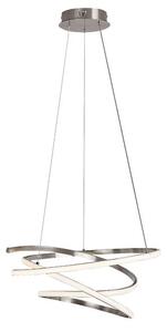 RABALUX 72020 Esilda závesné svietidlo LED D500mm 42W/2200lm 4000K saténový chróm, biela